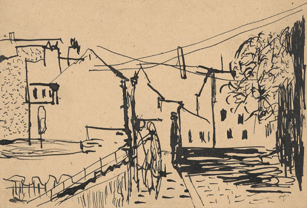 Jozef Šturdík – Motív zo starej Bratislavy 