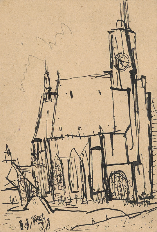 Jozef Šturdík – Motív zo starej Bratislavy IV. 