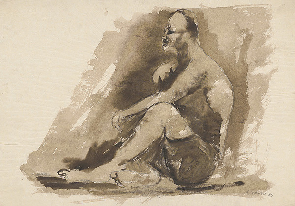 Eugen Nevan – Seated Invalid 