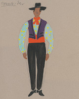 Eugen Nevan – Návrh na mužský kostým II. 