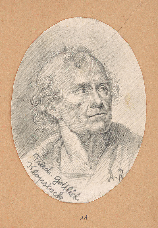 Alojz Rigele – Portrétna štúdia Friedr. Gottlieba Klopstocka