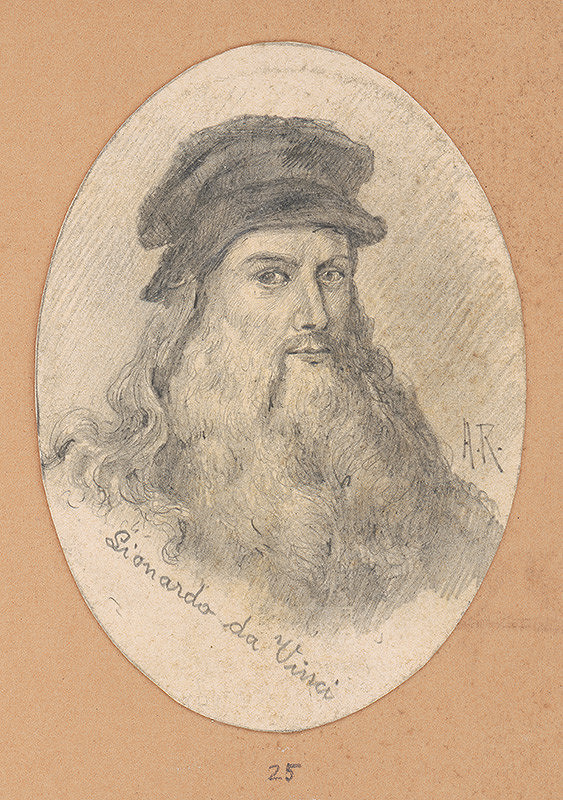 Alojz Rigele – Portrétna štúdia Leonarda da Vinci