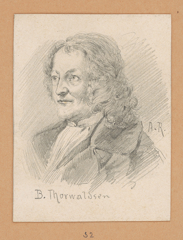 Alojz Rigele – Portrétna štúdia B. Thorwaldsena  