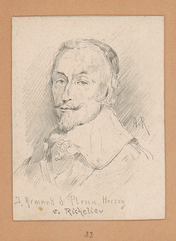 Alojz Rigele – Portrétna štúdia kardinála Richelieu