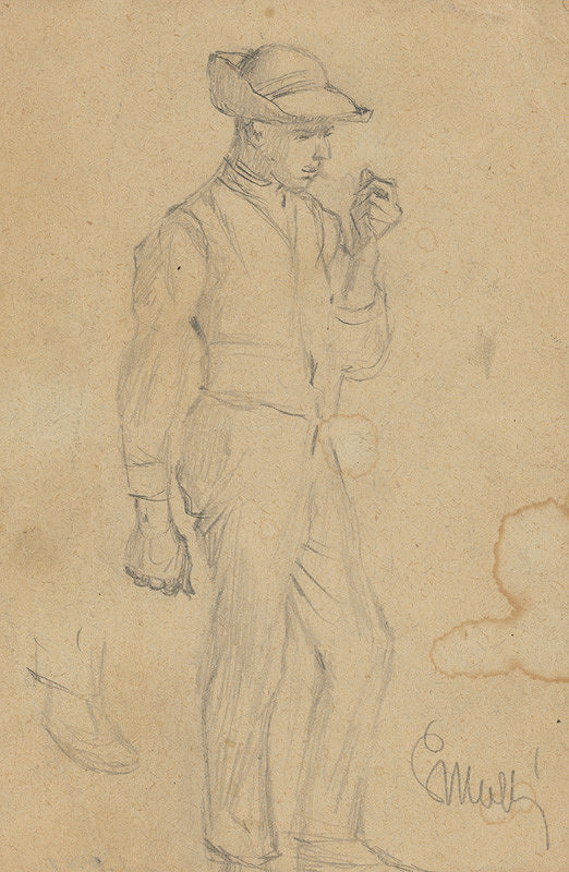 Gustáv Mallý – Muž v klobúku 