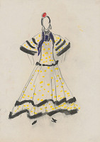 Eugen Nevan – Návrh na ženský kostým XX. 