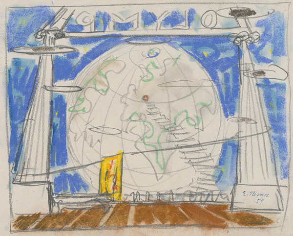 Eugen Nevan – Návrh na divadelnú scénu XI. 