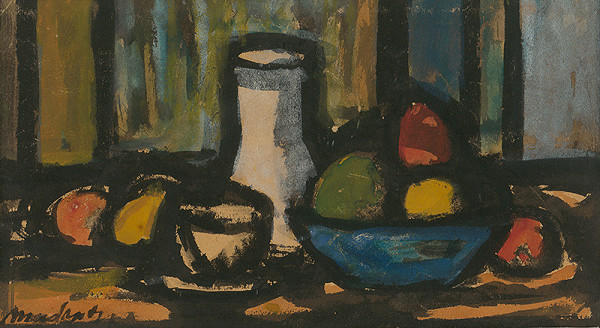 Ján Mudroch – Still Life with Pears and Apples