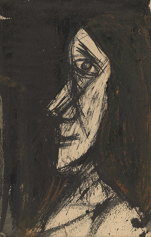 Ladislav Guderna – Head of a Woman (Profile of a Woman)