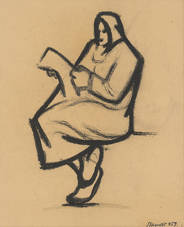 Michal Staudt – Woman Reading 