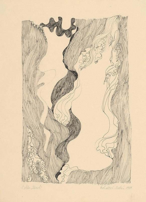 Anna Goliašová-Drobná – Drawing II. from the Cycle Breeze 