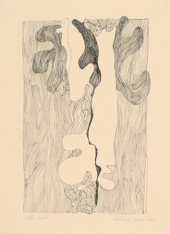 Anna Goliašová-Drobná – Kresba III. z cyklu Vánok 