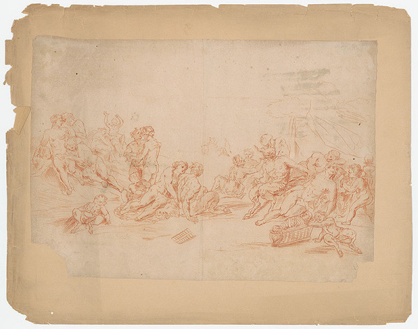 Stredoeurópsky maliar z konca 17. storočia – Bacchanalia 