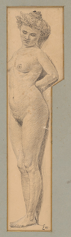 Ivan Žabota – Stojaci ženský akt 