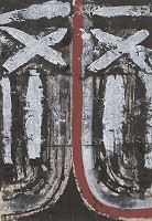 Ľudovít Hološka – IV.list kresba k básniam Ľ.Feldeka: Kriedový kruh 