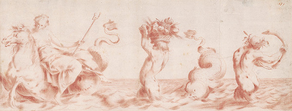 Charles Joseph Natoire – Study for a Painting in National Museum in Warsaw 