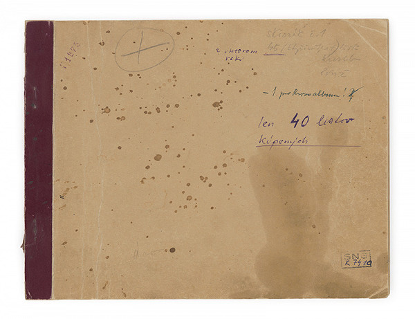 Cyprián Majerník – Skicár - 40 listov 