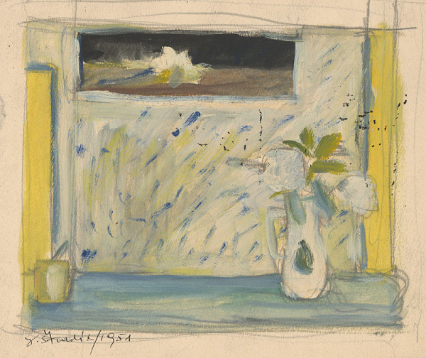Jozef Šturdík – Vase with Flowers 