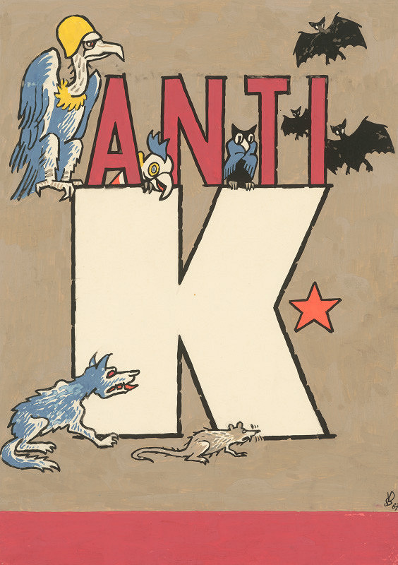 Štefan Bednár – Návrh na prebal alba Antikomunisti 