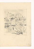 Dezider Milly – Kresba podľa Van Gogha (Krajina) 