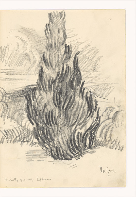 Dezider Milly – Kresba podľa Van Gogha (Cyprus)