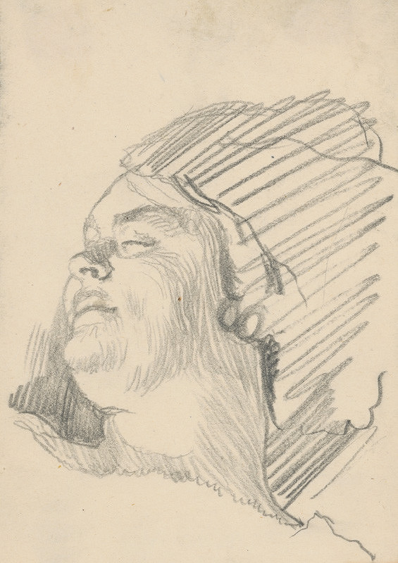 Ivan Žabota – Štúdia ženskej hlavy 2. 