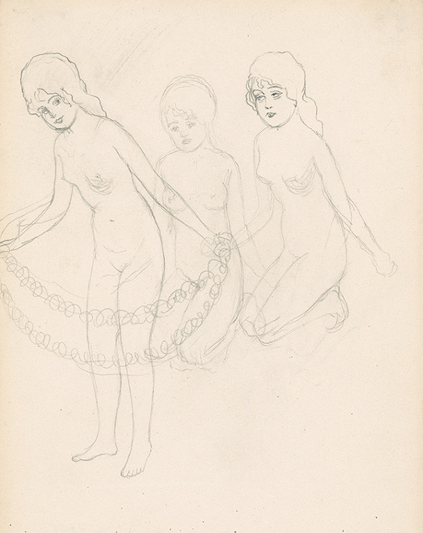Ivan Žabota – Three Girl Nudes 