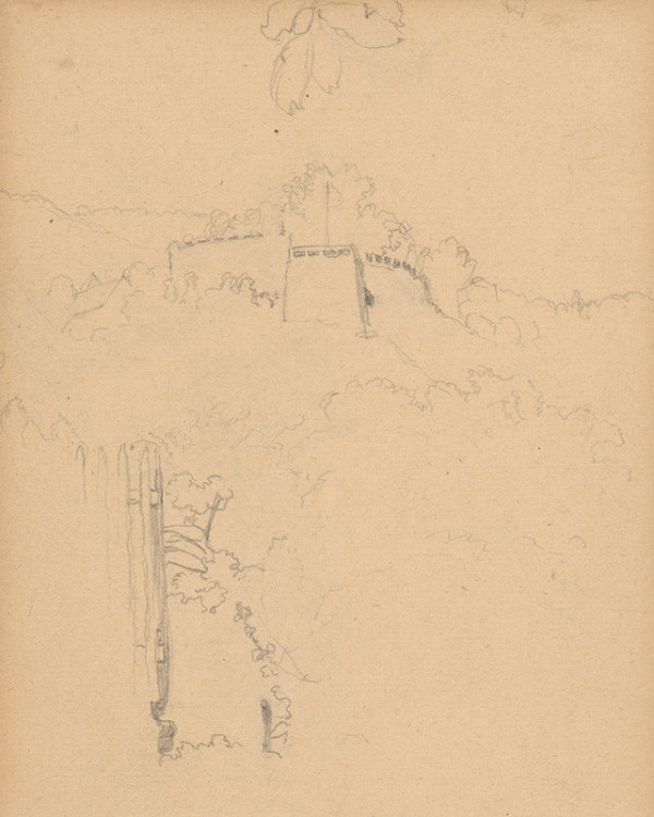 Ivan Žabota – Landscape Sketch I. (Fortress)