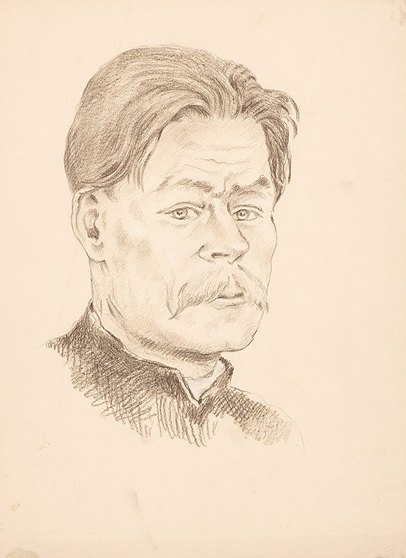 Ivan Žabota – Portrait of M. Gorký