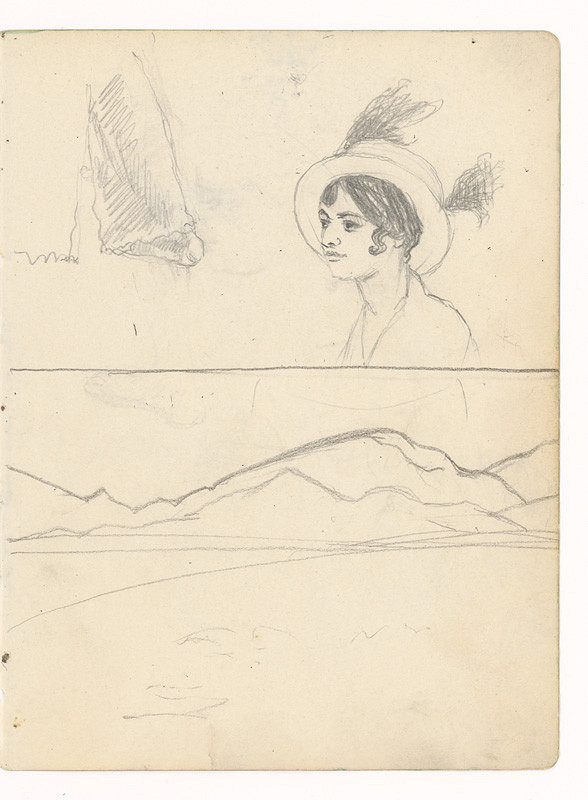 Ivan Žabota – Skicár 1-21 listov 