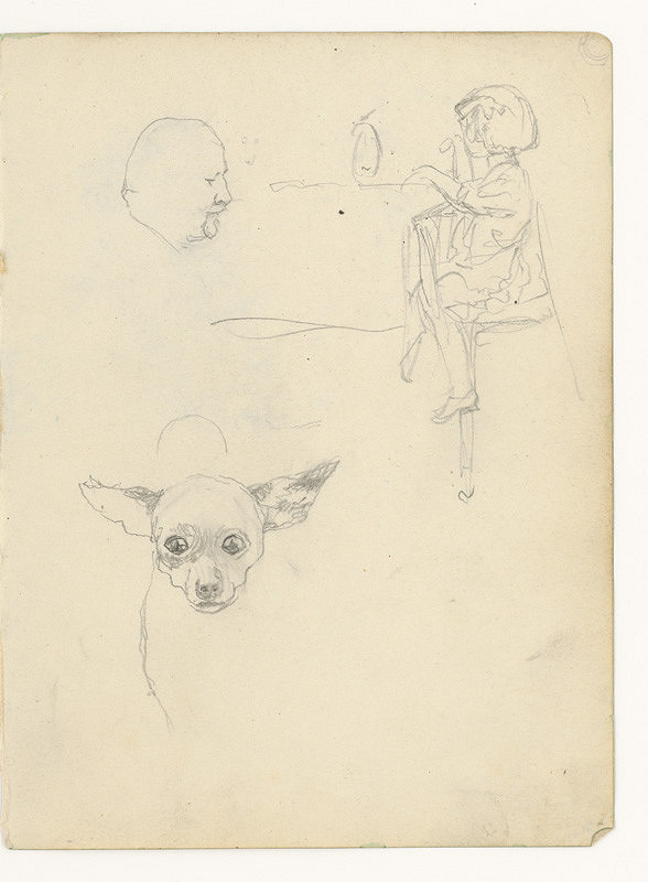 Ivan Žabota – Skicár 1-21 listov 