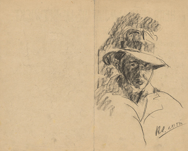 Eugen Nevan – Hlava muža v klobúku