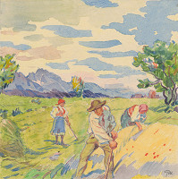 Gustáv Mallý – 4. - Corn Harvest 