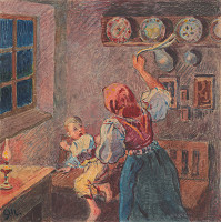 Gustáv Mallý – 6. - Threshing 