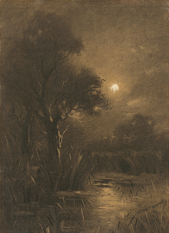 Ladislav Mednyánszky – Evening Landscape