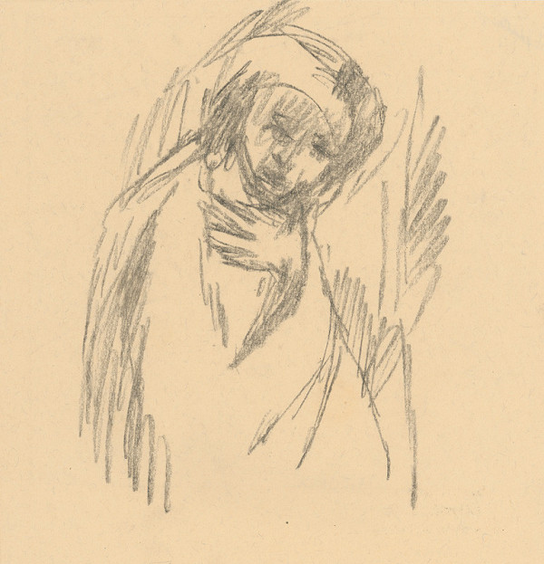 Eugen Nevan – Štúdia starej ženy 