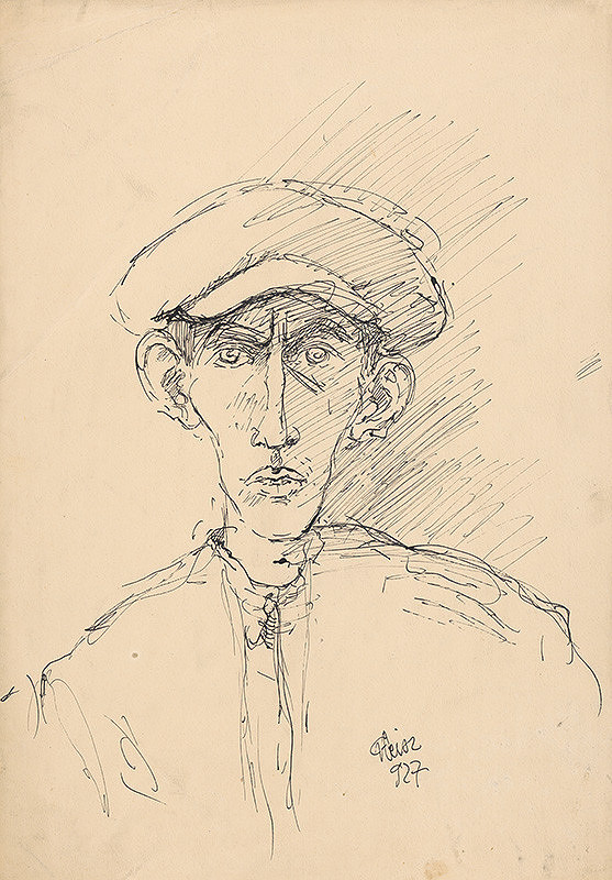 Arnold Peter Weisz-Kubínčan – Self-Portrait