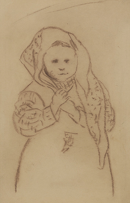 Arnold Peter Weisz-Kubínčan – Dievčatko v šatke 