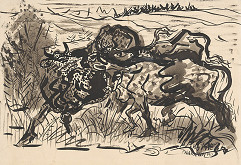 Arnold Peter Weisz-Kubínčan – Cows in a Pasture 