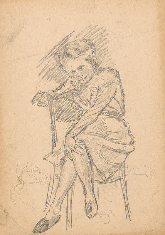 Arnold Peter Weisz-Kubínčan – Zamyslená 