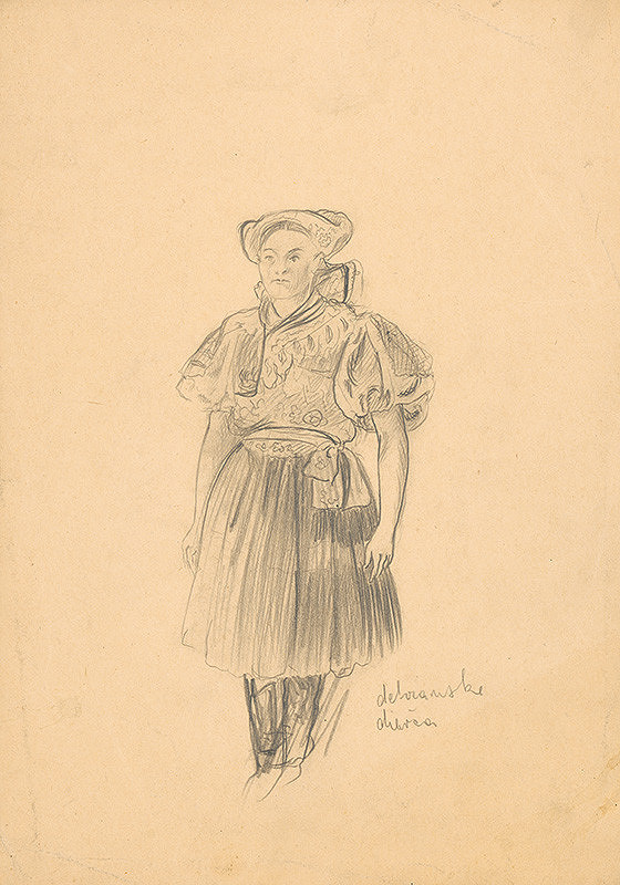 Arnold Peter Weisz-Kubínčan – Detvianské dievča 