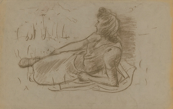 Arnold Peter Weisz-Kubínčan – Ležiaca žena 