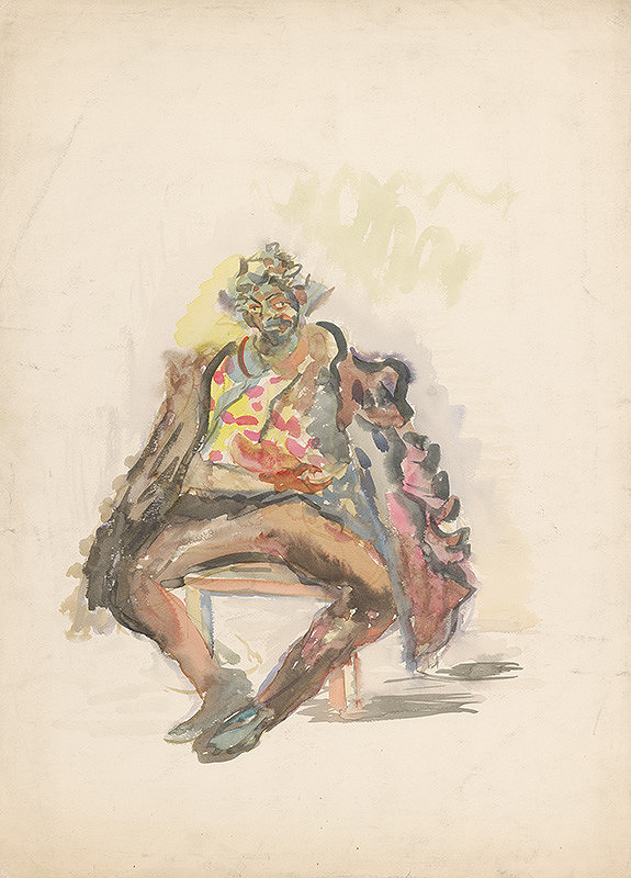 Arnold Peter Weisz-Kubínčan – Seated Man