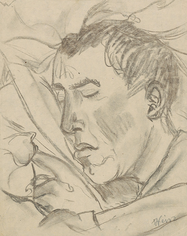 Arnold Peter Weisz-Kubínčan – Head of a Sleeping Man 