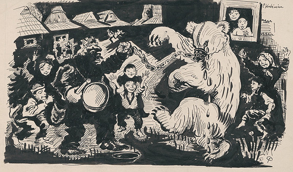 Arnold Peter Weisz-Kubínčan – Komediant s medveďom 