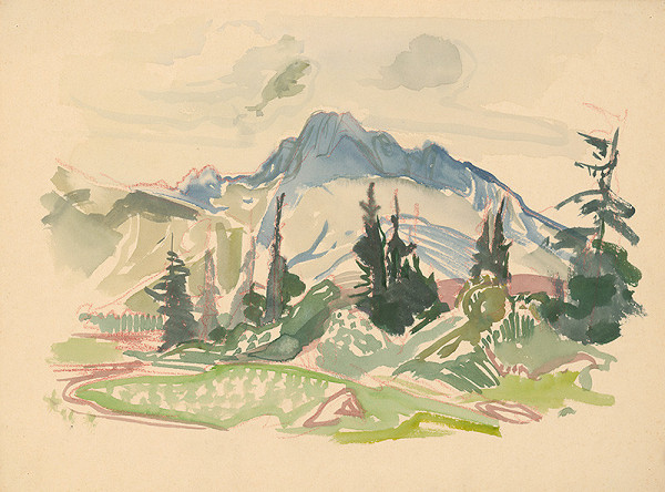 Jaroslav Vodrážka – Mountain Landscape II.