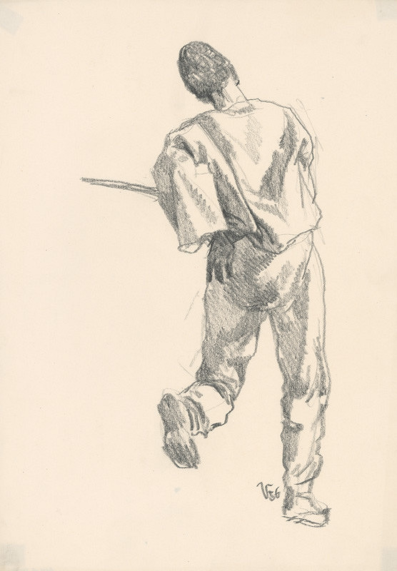 Jaroslav Vodrážka – Muž v baranici 