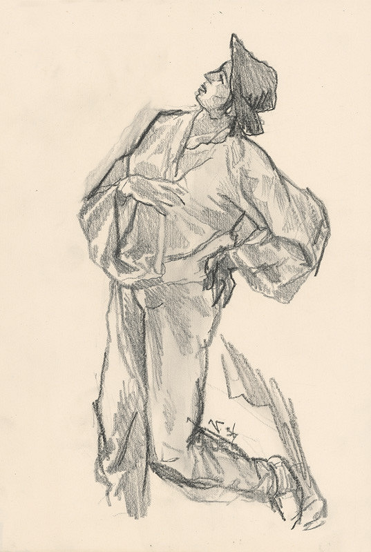 Jaroslav Vodrážka – Kľačiaci muž 