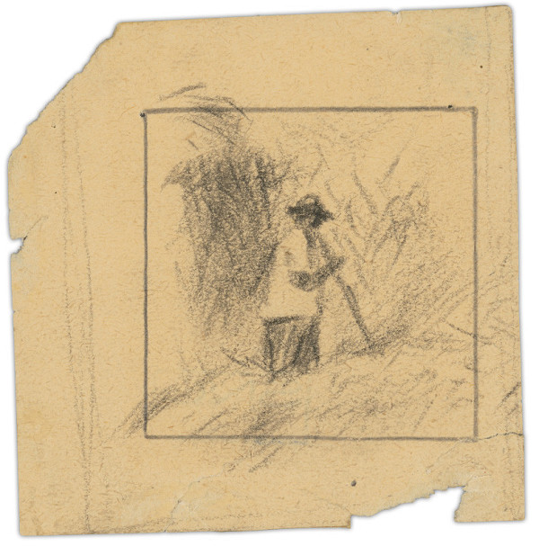 Peter Matejka – Muž pri mlátení 