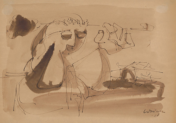 Július Lőrincz – Grécka žena 